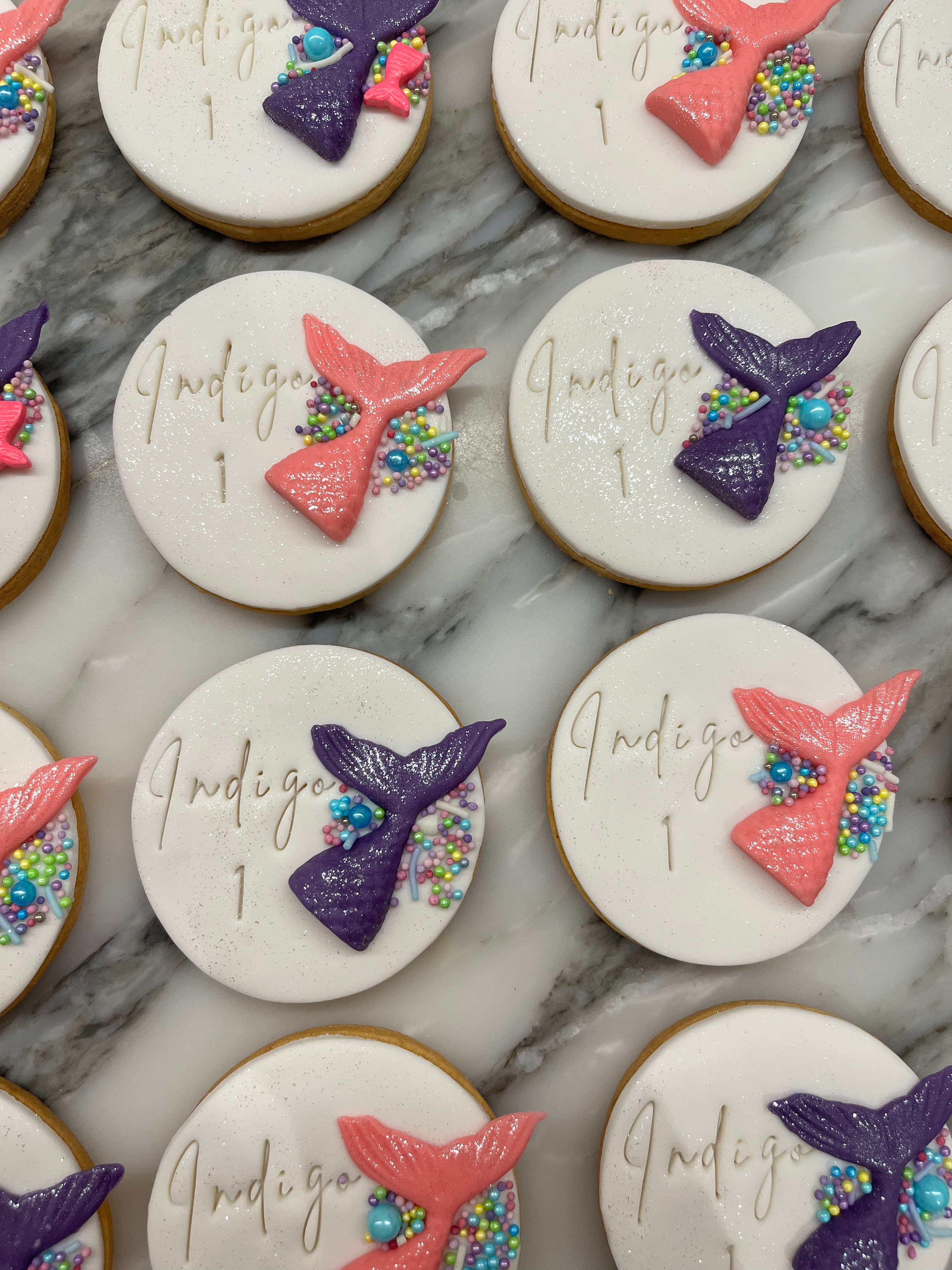 Personalised Mermaid Cookies