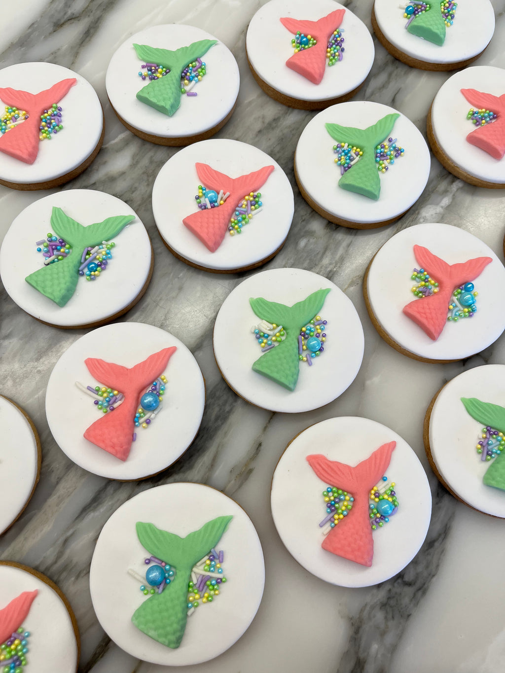 Personalised Mermaid Cookies