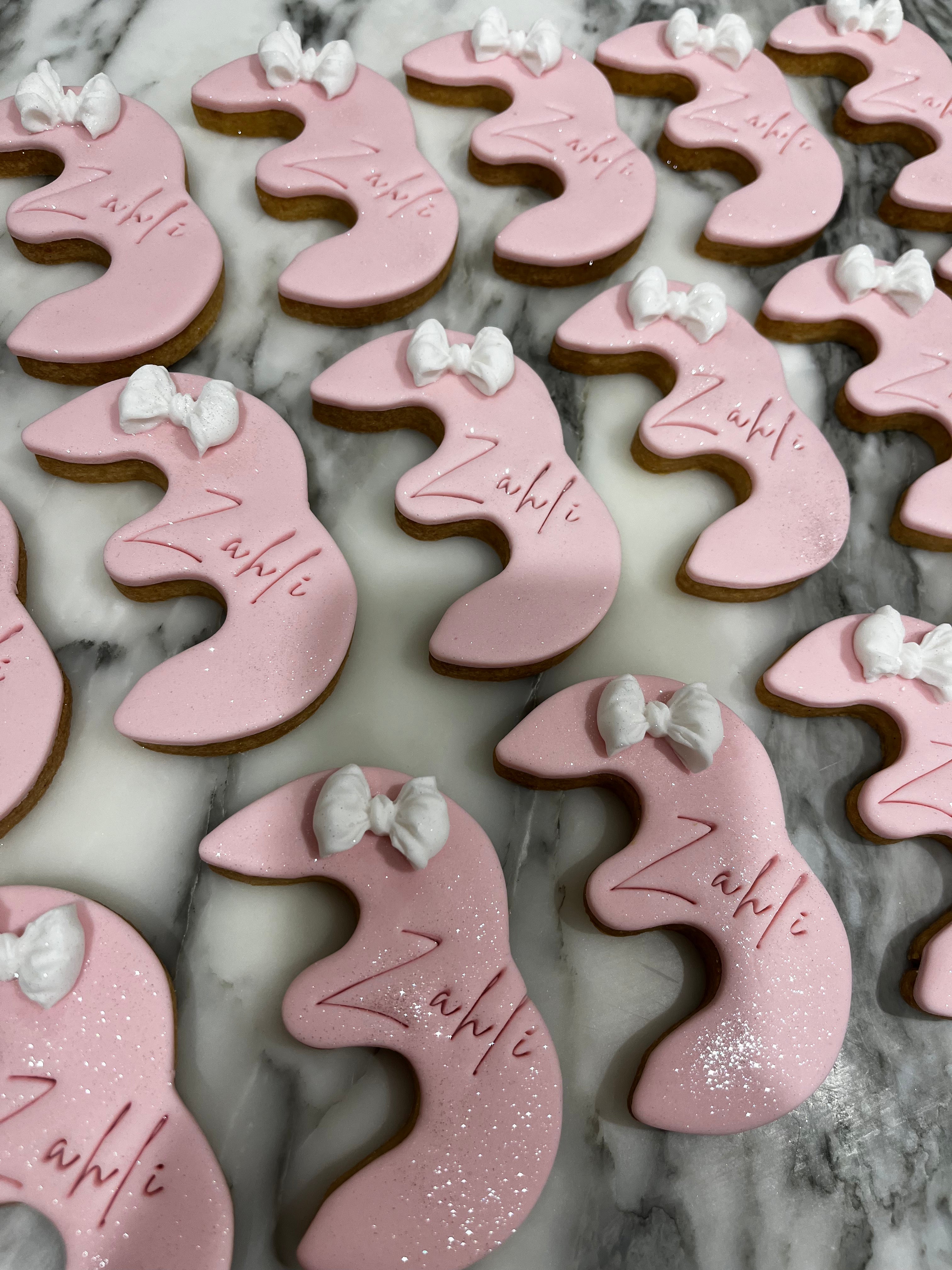 Personalised Number Cookies