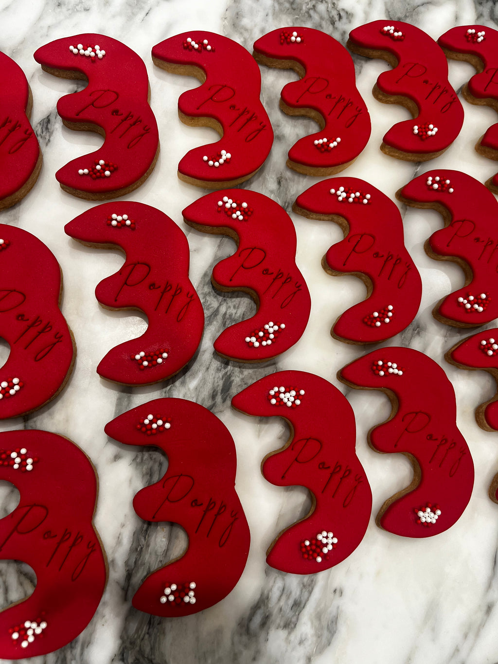 Personalised Number Cookies