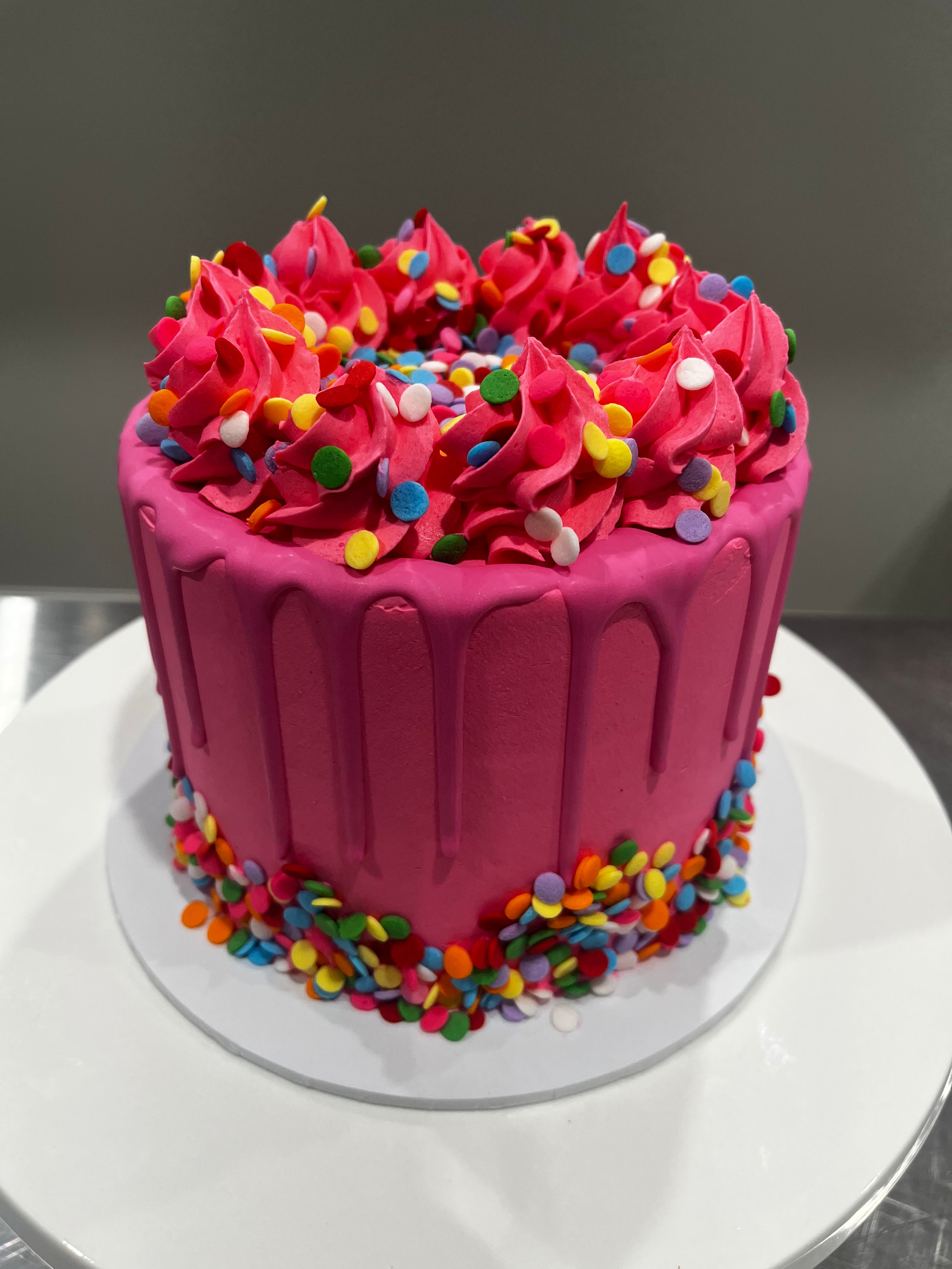Rainbow Sprinkle Dream Cake