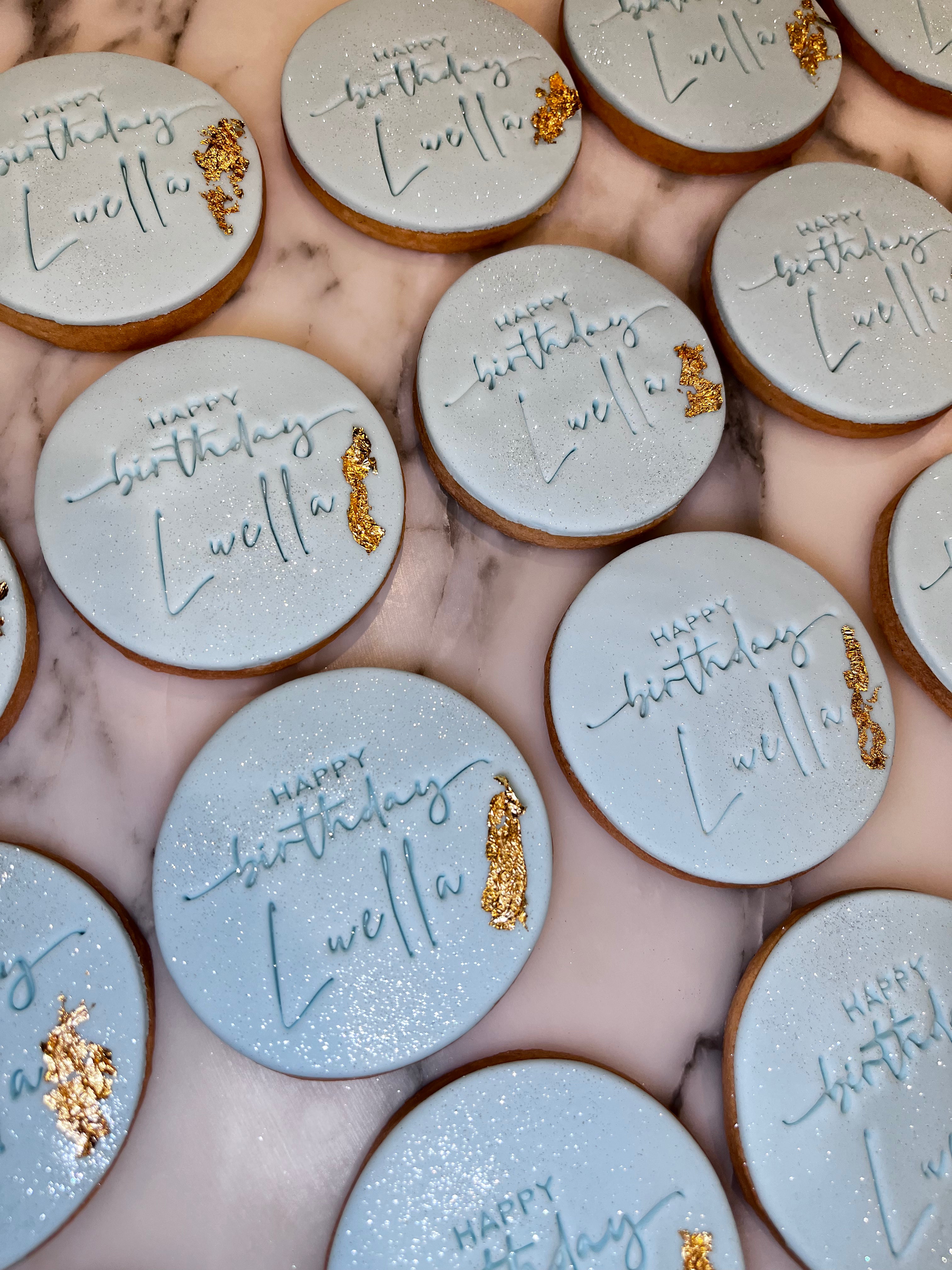 Happy Birthday Personalised Cookies