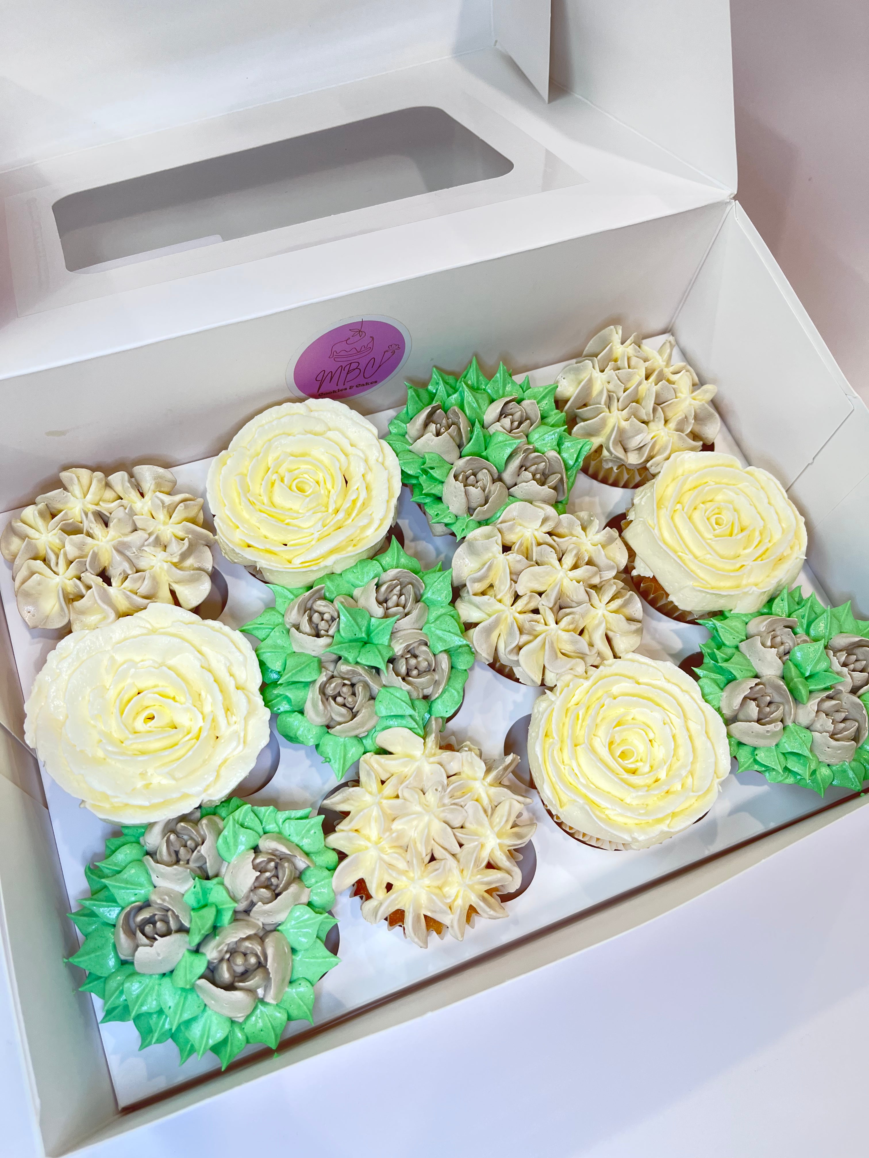 Floral Cupcakes
