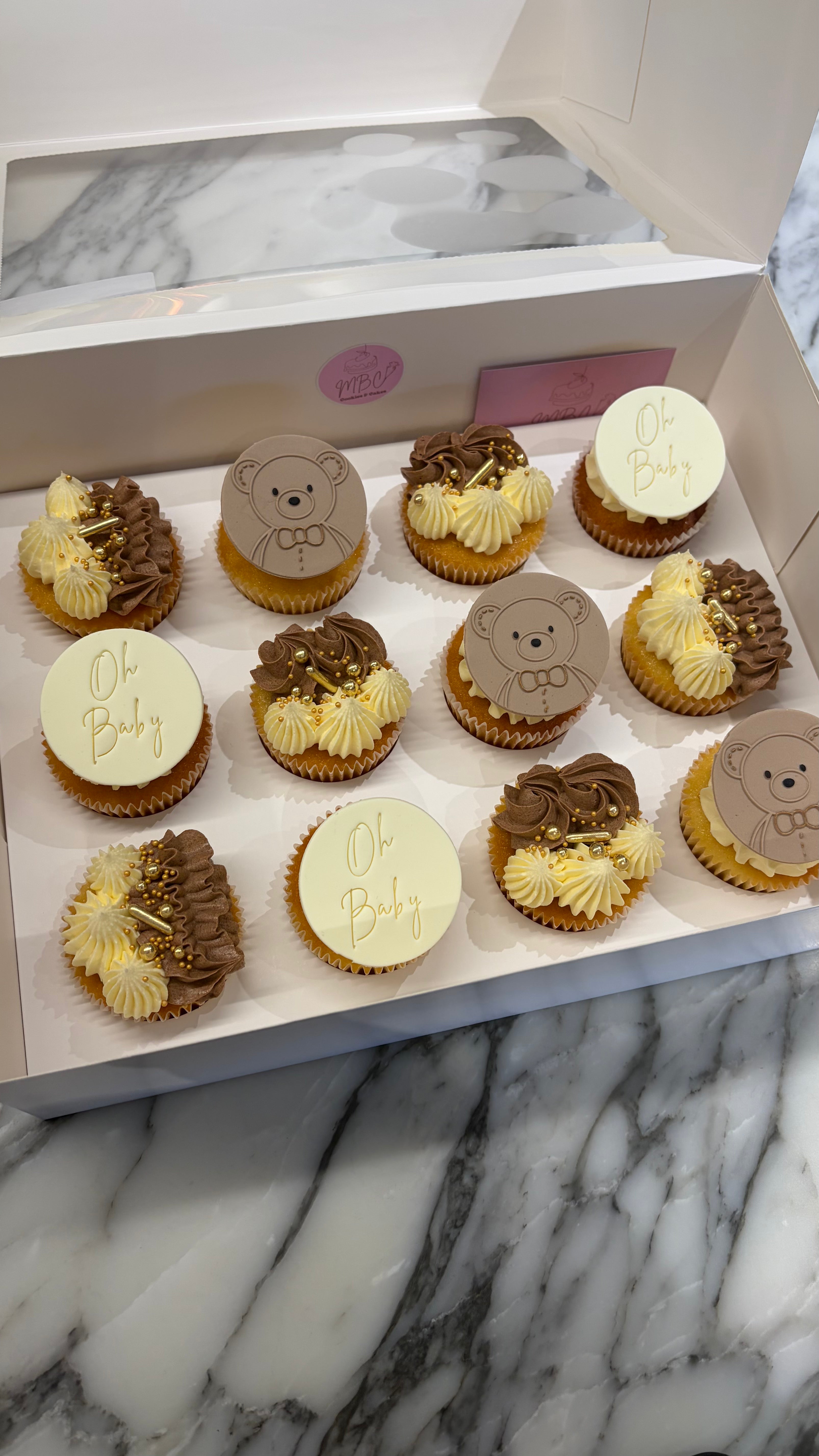 Baby Shower Cupcakes