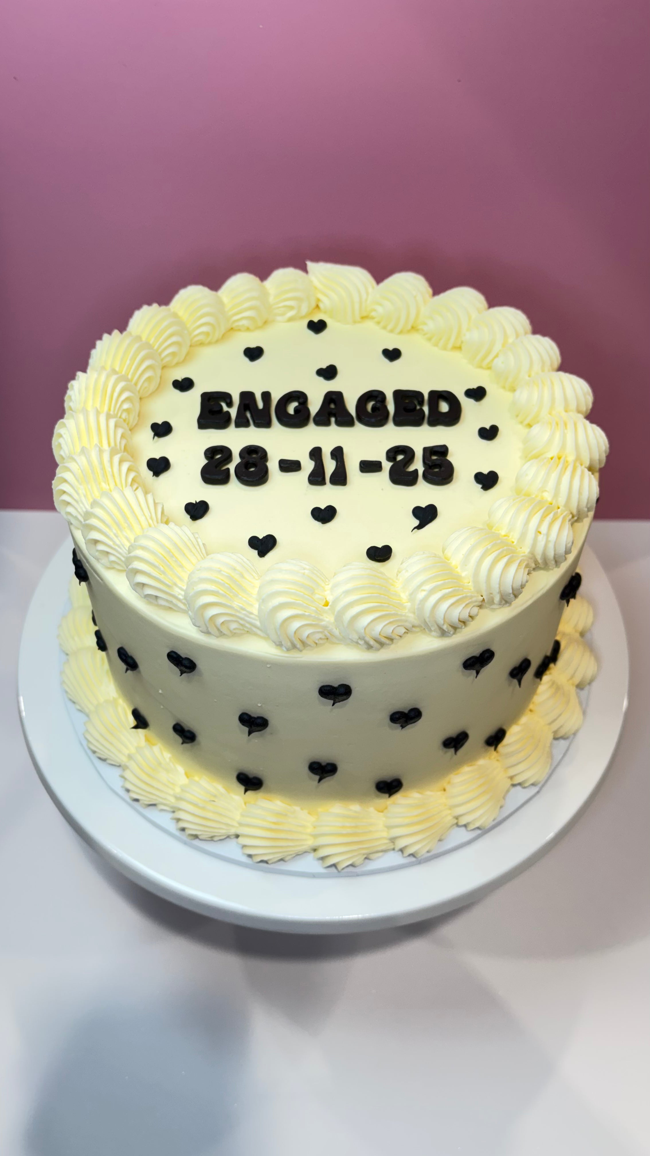 Tall Mini Hearts Cake