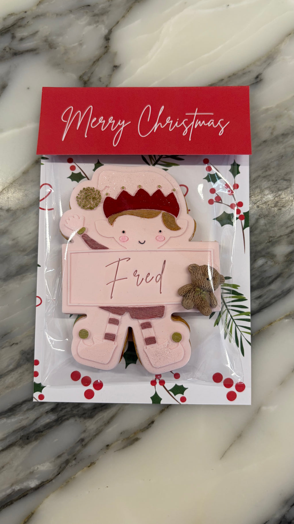 Personalised Christmas Cookie