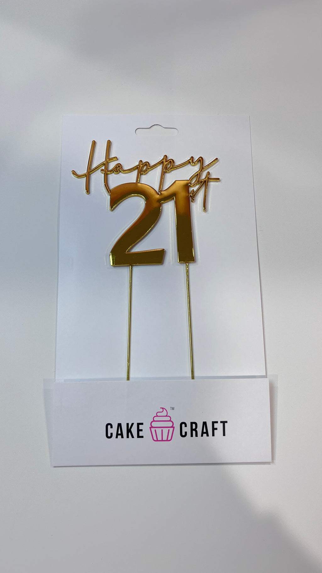 Happy 21st Cake Topper