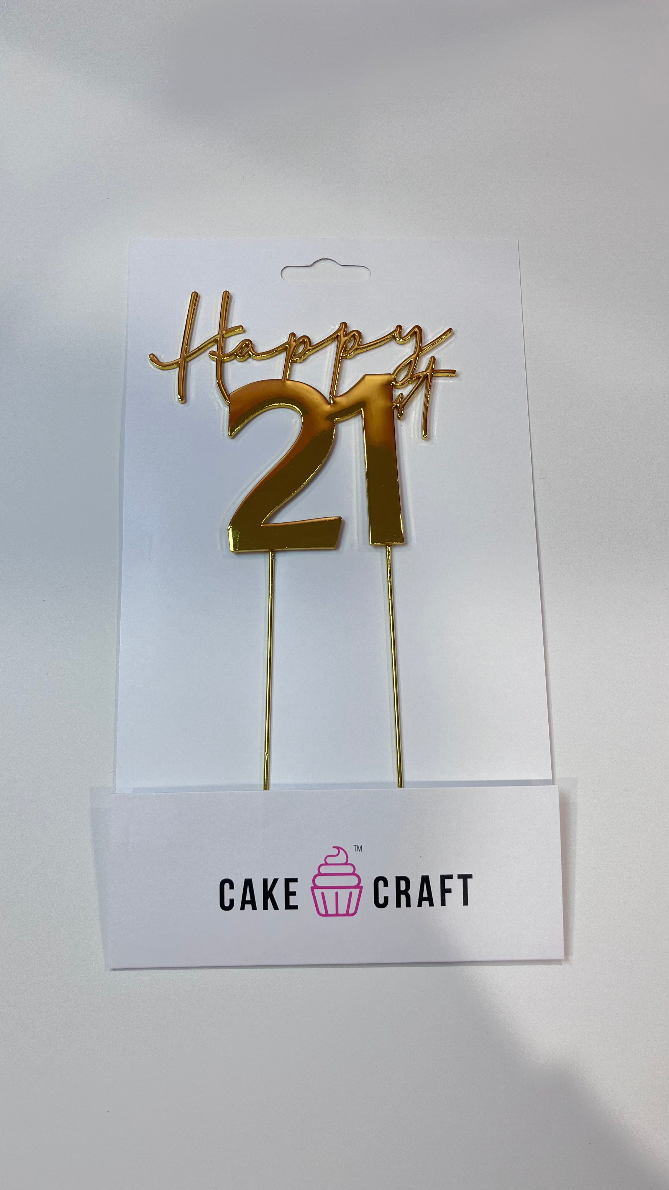 Happy 21st Cake Topper