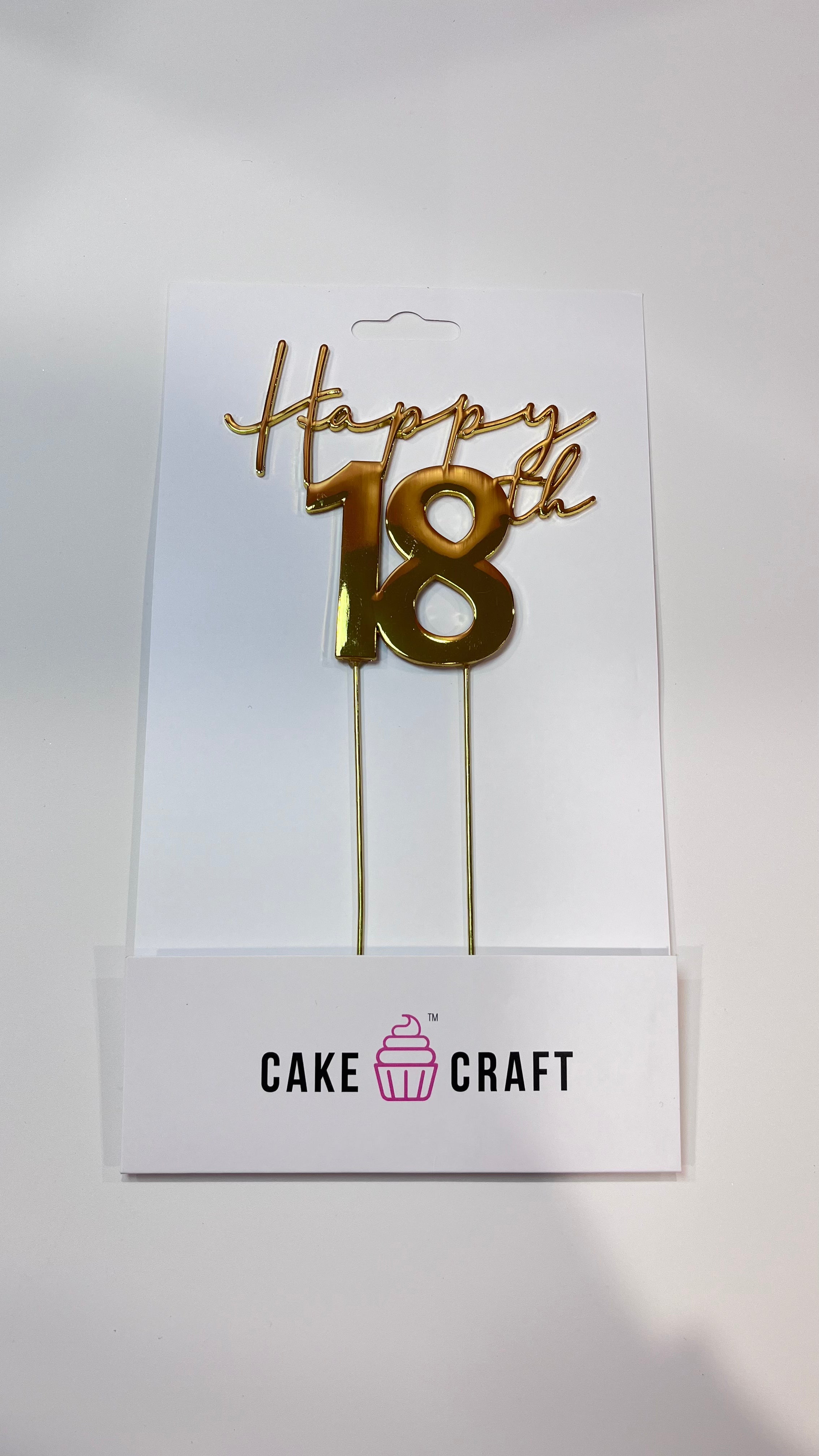 Happy 18th Cake Topper