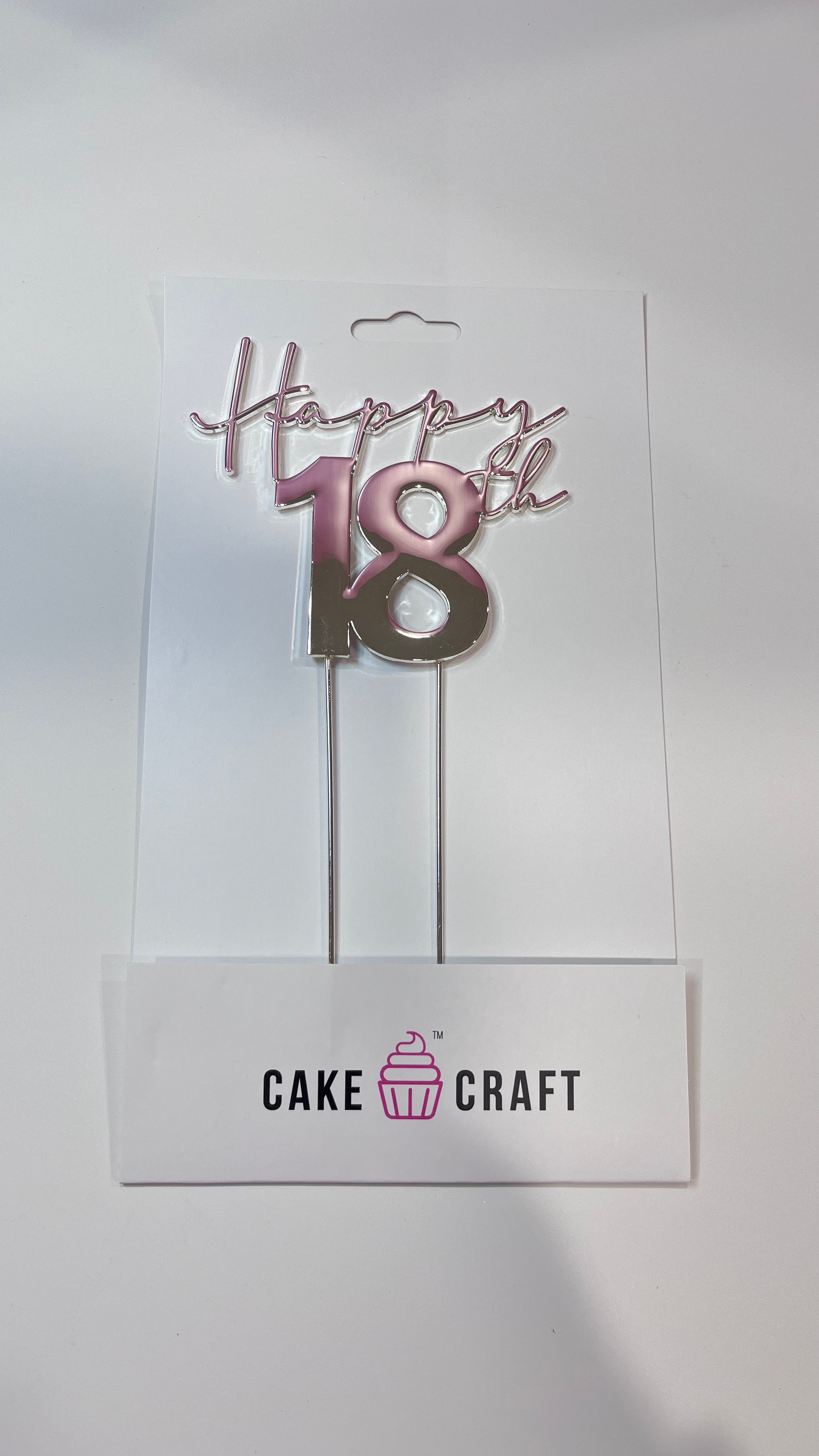 Happy 18th Cake Topper