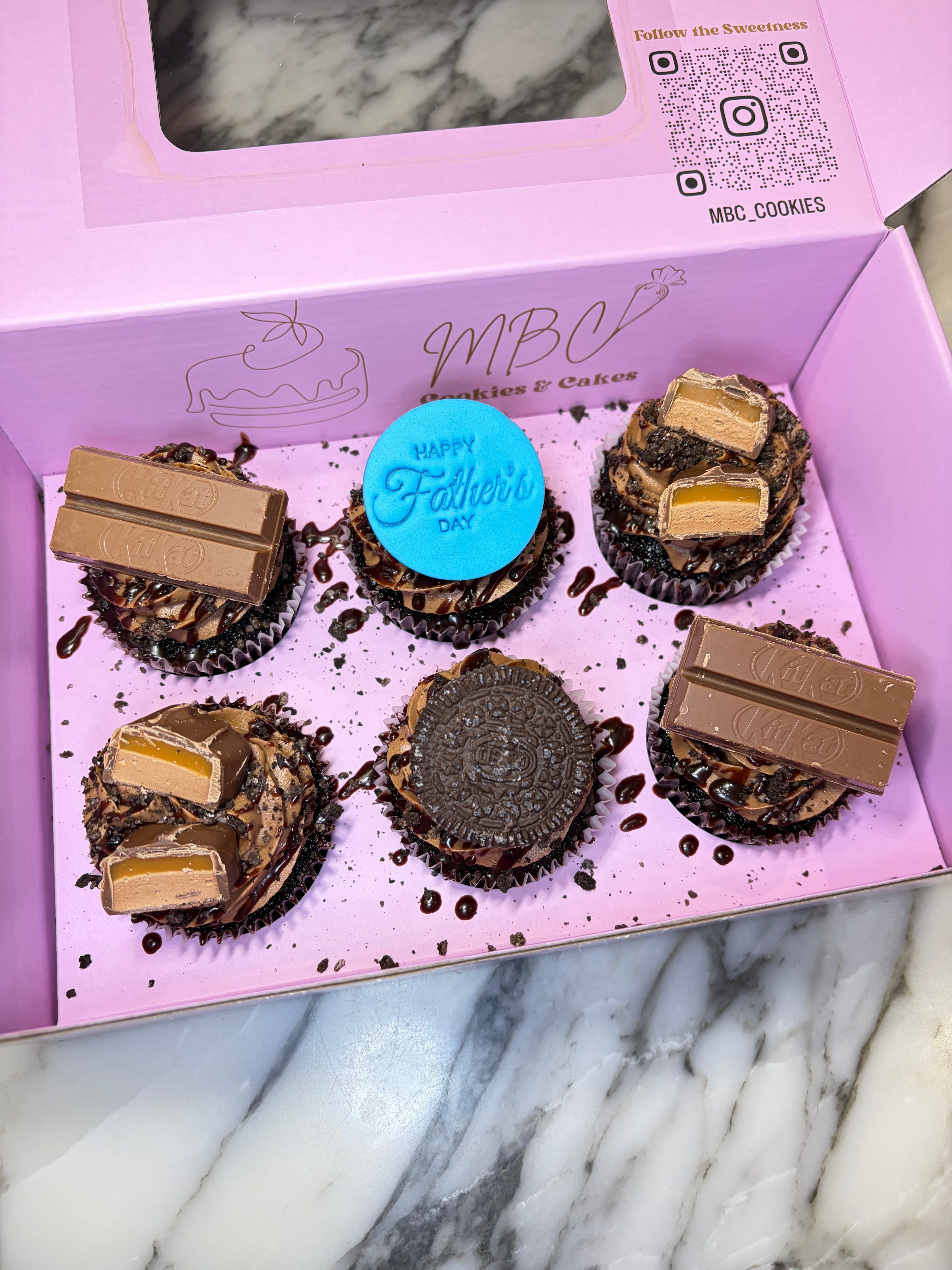 Dad’s Choc Overload Cupcakes