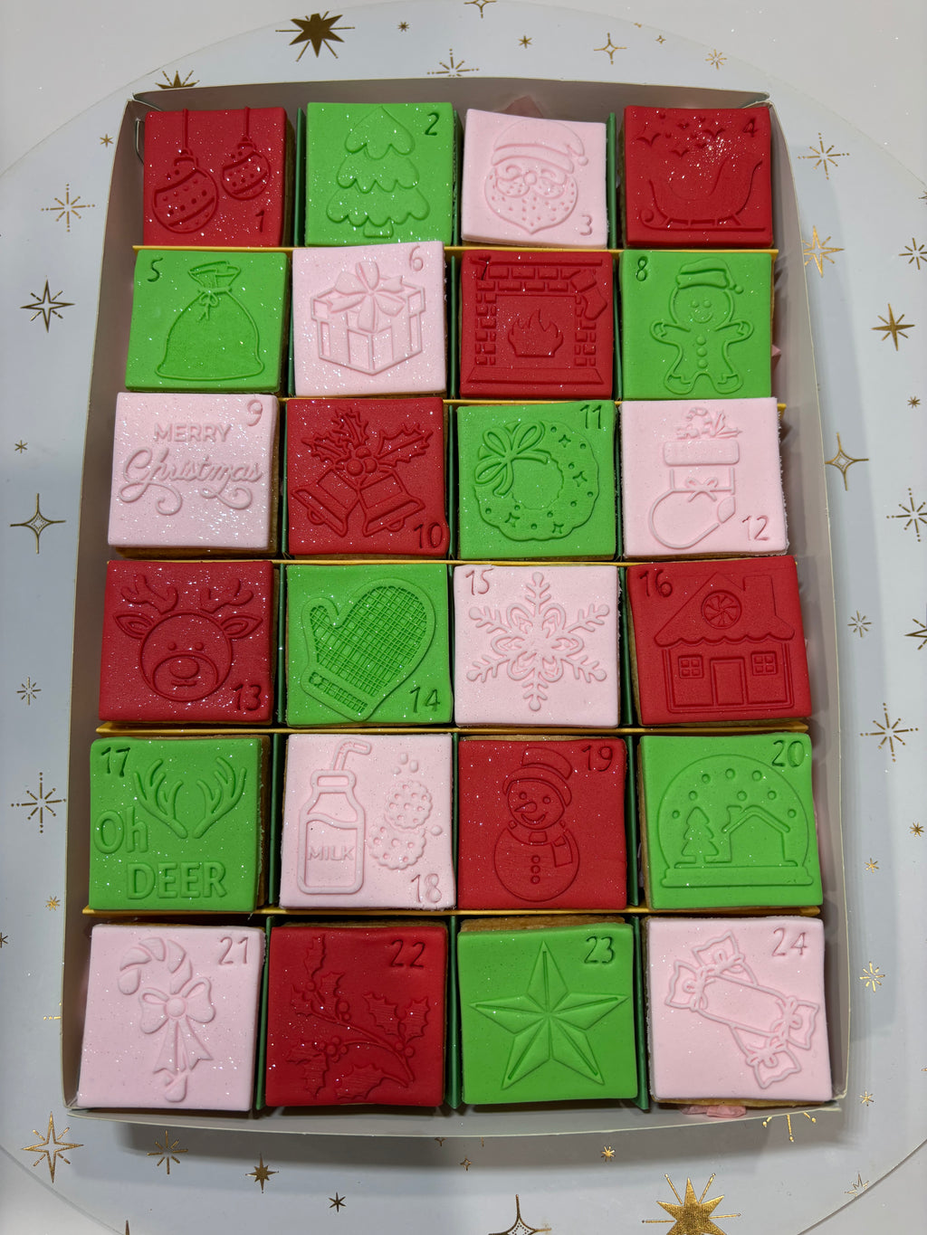 Christmas Cookie Advent Calendar