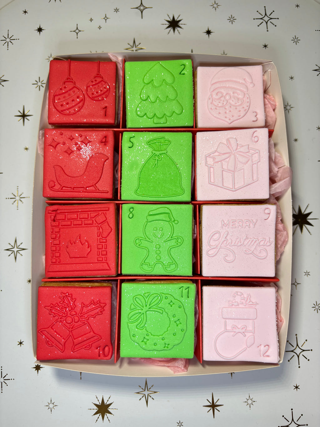 Christmas Cookie Advent Calendar