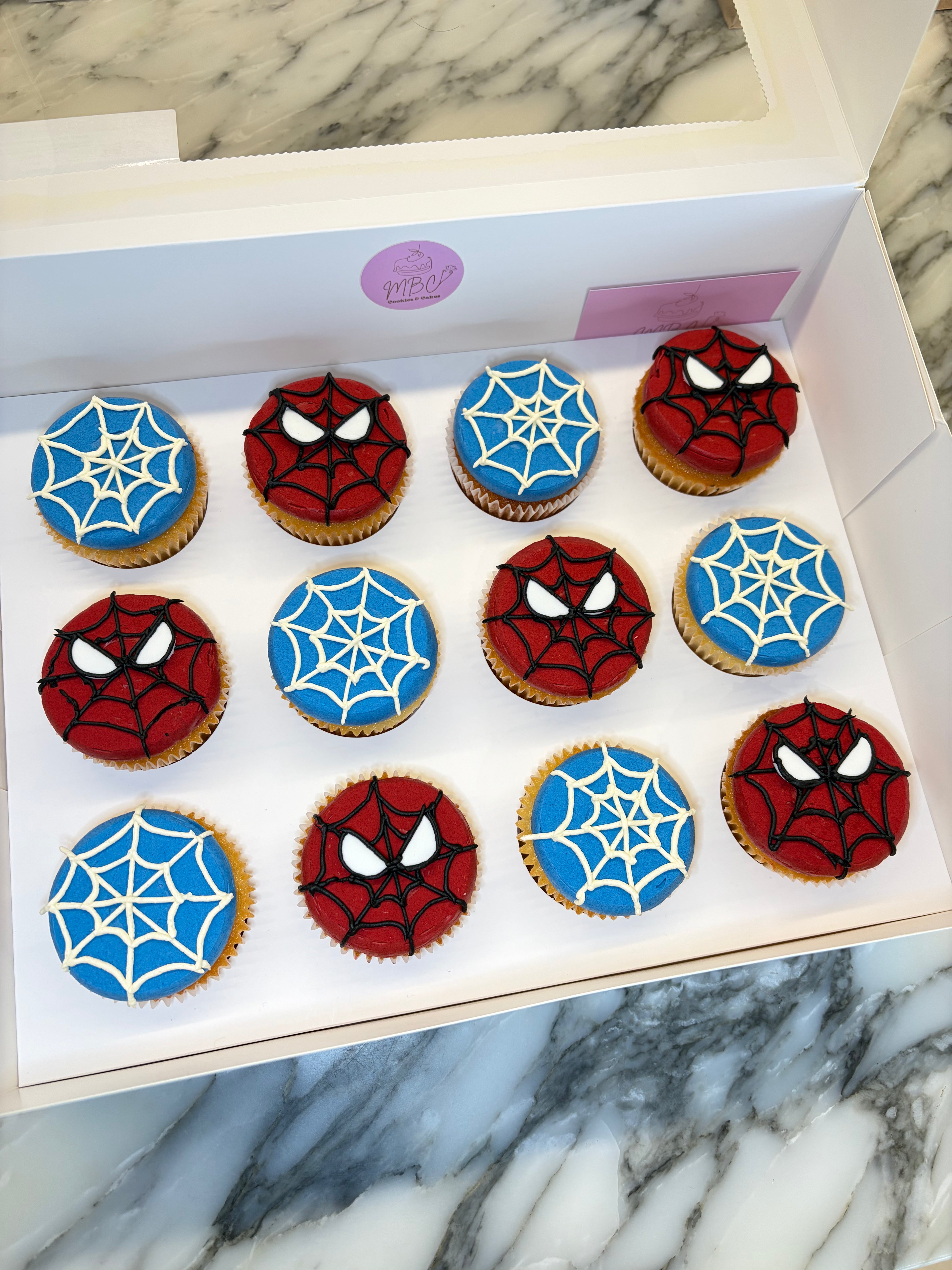 Spider-Man Cupcakes