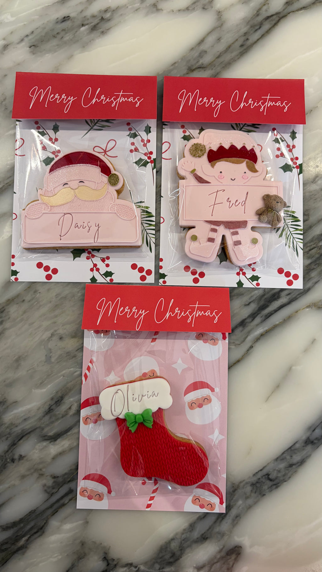 Personalised Christmas Cookie